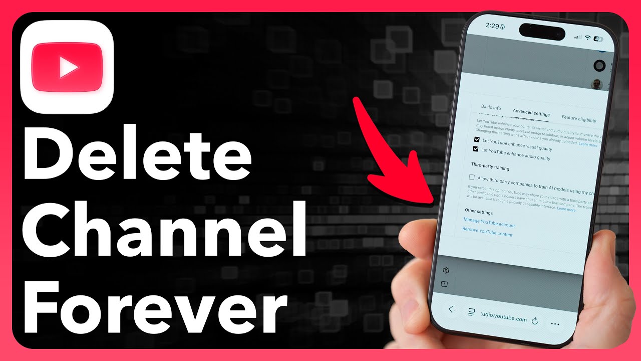 How To Permanently Delete YouTube Channel On Phone