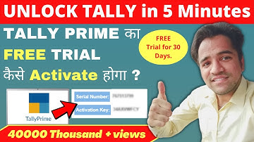 Get your 30 Days😲 Tally Prime Trial ACTIVATION #tallyprime #tallycourse  - Ep 2