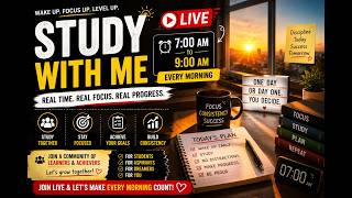✅ Day 25 - part 2 - Study live with me - Daily 2 sessions (Mon-Fri)