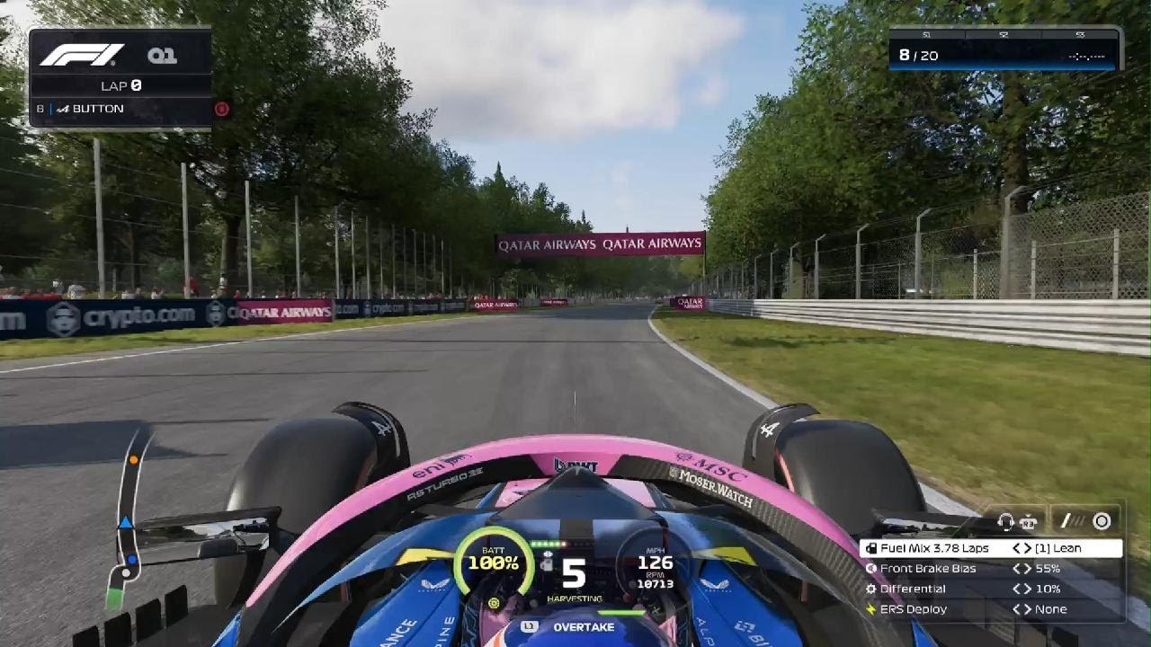 F1 25 Monza Pad Setup & Setup Link (85-105 AI Level)