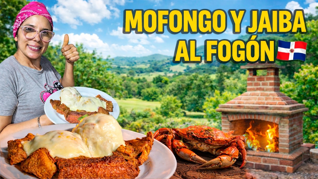 🔥 MOFONGO DOMINICANO EN FOGÓN 🇩🇴 | Así Cocinamos en el Campo
