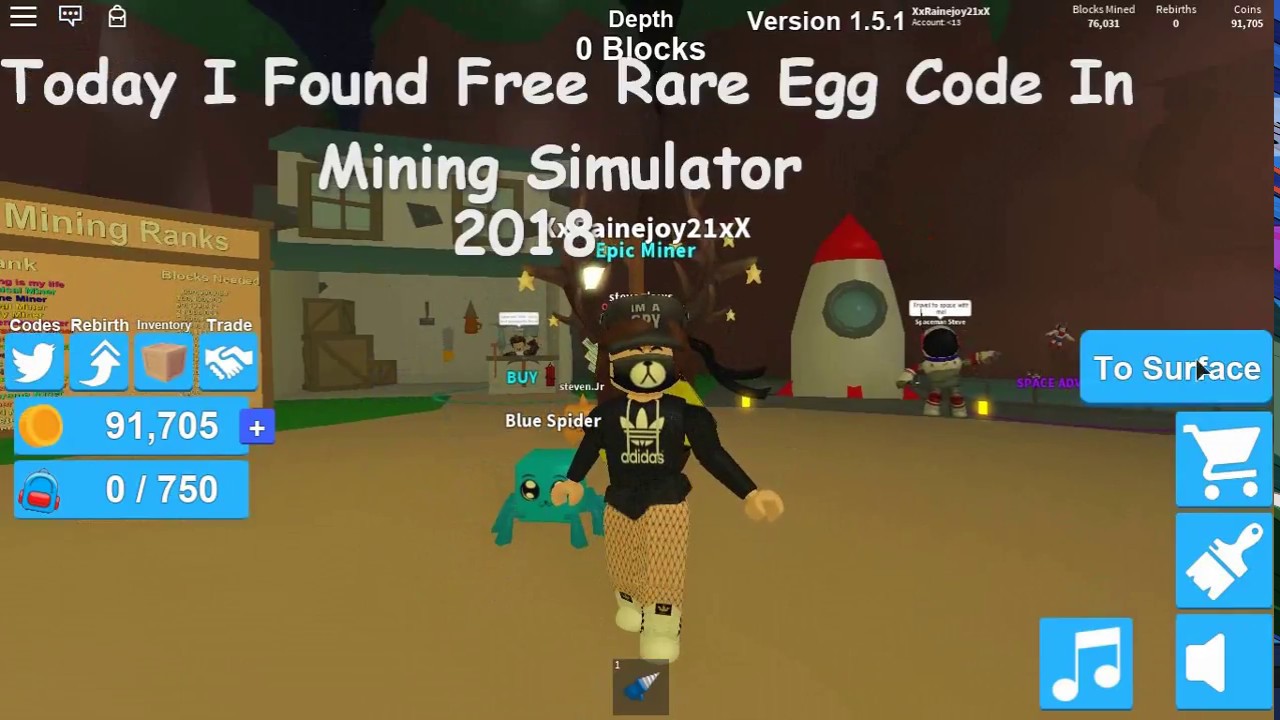 free-rare-egg-code-in-mining-simulator-2018-youtube