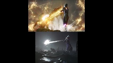 Ultraman Trigger x Ultraman Tiga Glitter Scene - Comparision