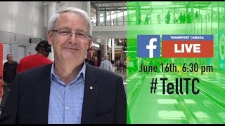Facebook Live with Minister Garneau on June 16 at 6:30 p.m. (EDT)