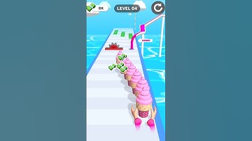CAKE BAKERY STACK RUN GAMEPLAY 🍰🍰 #shorts