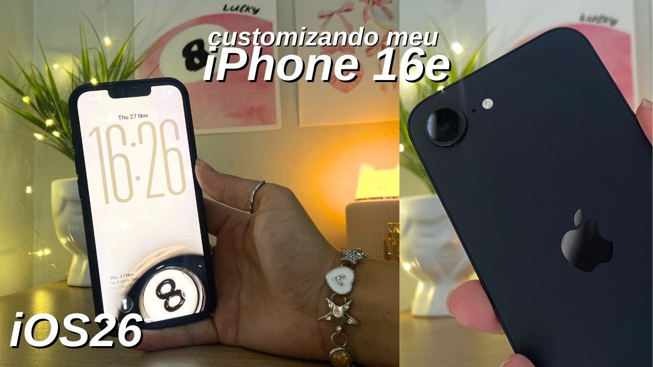 Настройка iPhone 16e | Эстетическая конфигурация iOS 26 + советы ✨📱