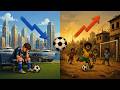 ⚽️📊近期🔥观点：「足球是国运平衡器」——从英国日本案例来看有一定道理……但是不足以成为国足遮羞布，毕竟反面例子也很多