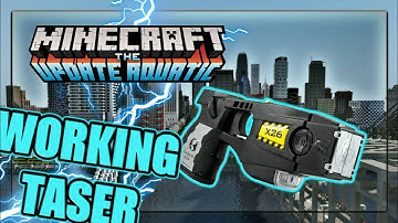 MCPE How to make WORKING TASER | Using only 2 command block only?