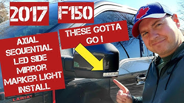 F150 AXIAL Sequential LED mirror marker light install