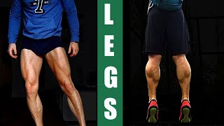 LEGS - Free Weights &amp; Calisthenics Workout for Quads/Glutes/Hams/Calves