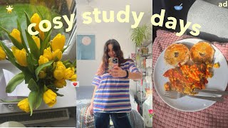 cosy study days ❤‍ recipes, writing, room updates and chats