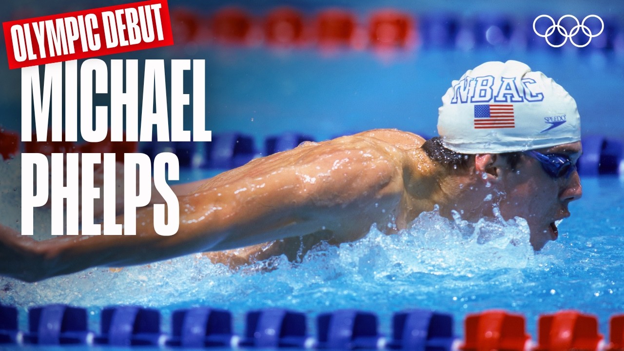 Michael Phelps' First-Ever Olympic Run at Sydney 2000 🏊♂️ | Olympic Debuts