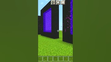 Minecraft nether portal #minecraft #viralshort #trending #short #shorts