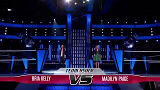 The voice battles Bria Kelly vs Madilyn Paige "I'll stand by you"