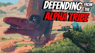 DEFENDING OUR BASE FROM THE ALPHA TRIBE - Ark MTS: Ep 13 