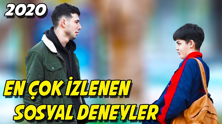 TÜRKİYE'DE YAPILAN EN İYİ SOSYAL DENEYLER 2020
