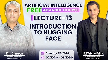 Lecture 13 | AI Advance Course