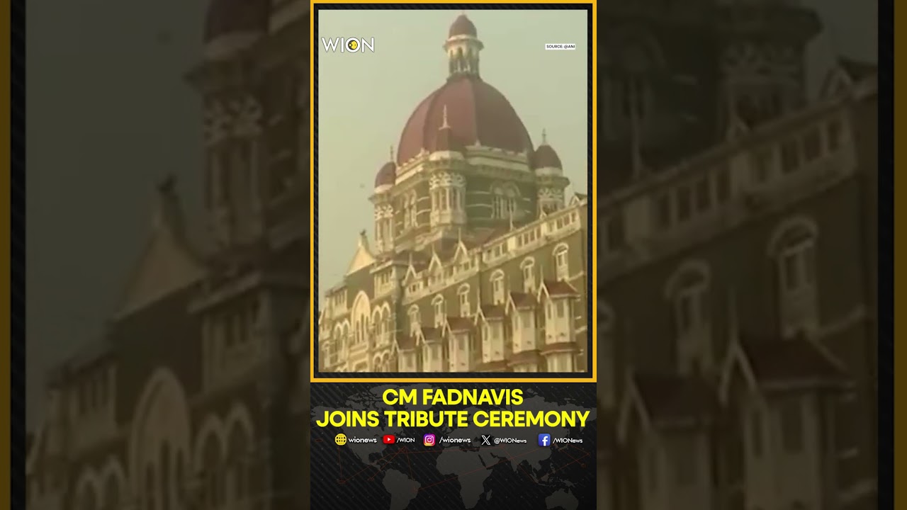 26/11 Attack: Maharashtra Pays Tribute to 26/11 Mumbai Heroes as CM Fadnavis Joins Ceremony | wion