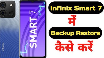 How to backup and restore data in Infinix Smart 7 || Infinix Smart 7 data backup aur restore ||