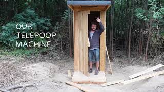 #32 Making of our compost toilet. With recycled plastic toilet seat!