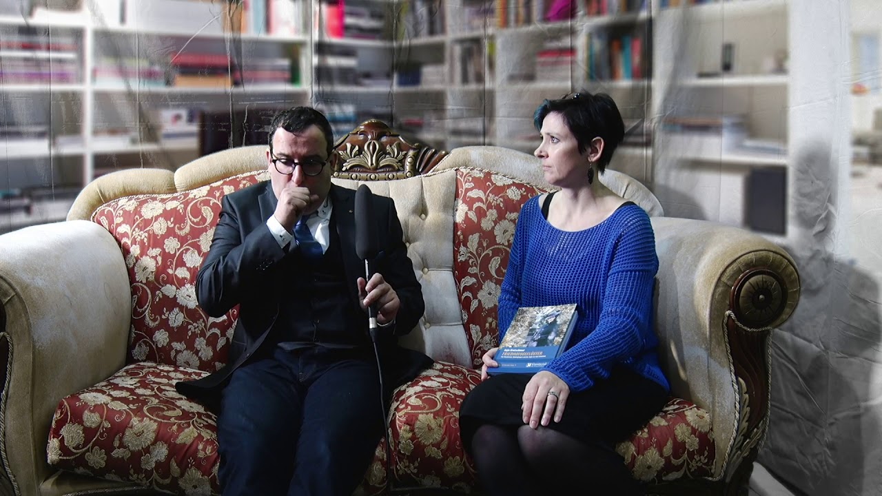 Die Schwarze Witwe im Gespräch mit David Vandeven auf der Leipziger Buchmesse 2019