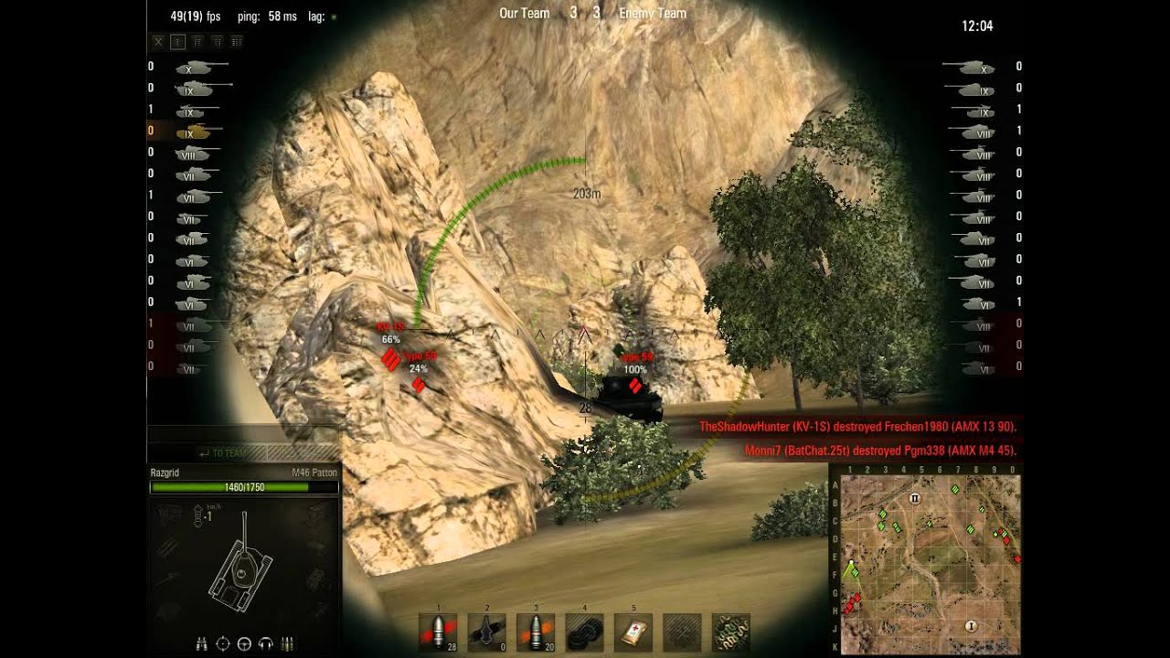 World of Tanks: Defending vs wolfpack of mediums