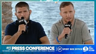 Full UFC 254 press conference: Khabib v Gaethje