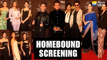 Hrithik, Vicky, Janhvi, Ishaan, Vishal, Khushi, Twinkle, Rhea, Urmila, Akansha |Homebound Screening 