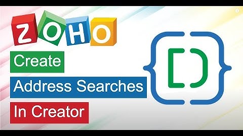 How to create Address Autocomplete in Zoho Creator