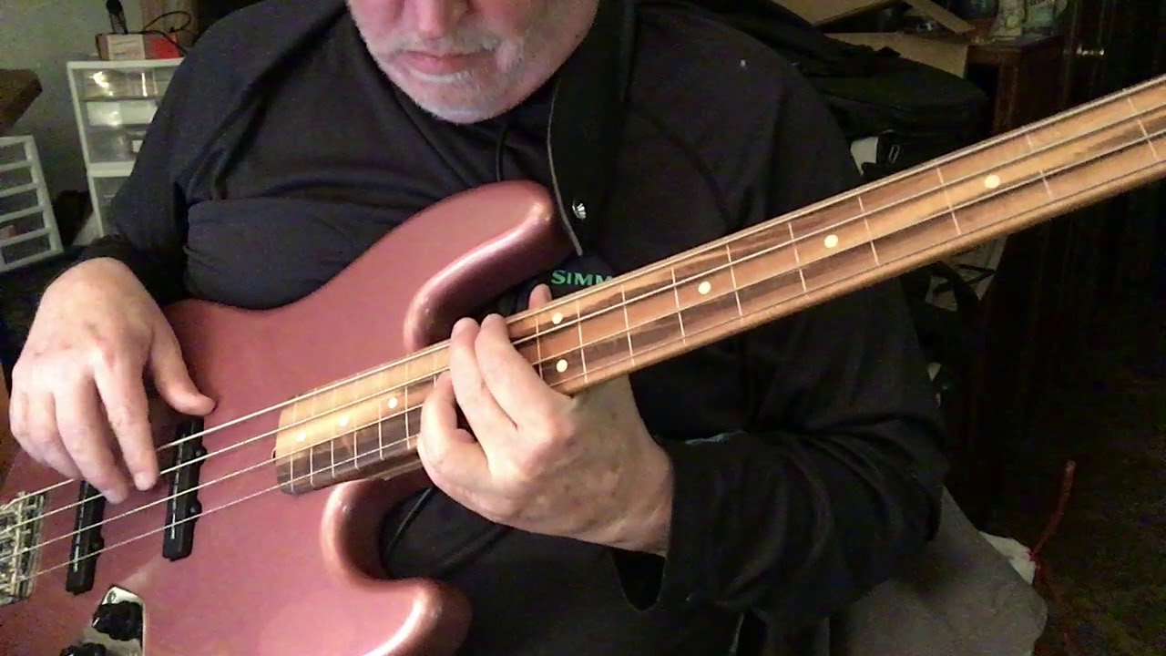 Demo of Fretless Jazz Bass - Burgundy Mist - YouTube