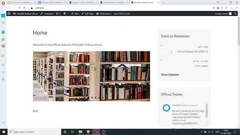 Project - Build a School Website - Part 5 - Final Review | Learn WordPress Basics (தமிழ்)