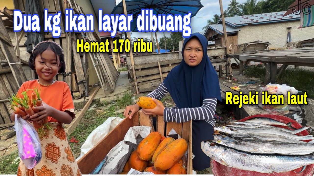 MULUNG SAYUR DI PASAR⁉️ 2kg IKAN LAYUR YANG TERTINGGAL