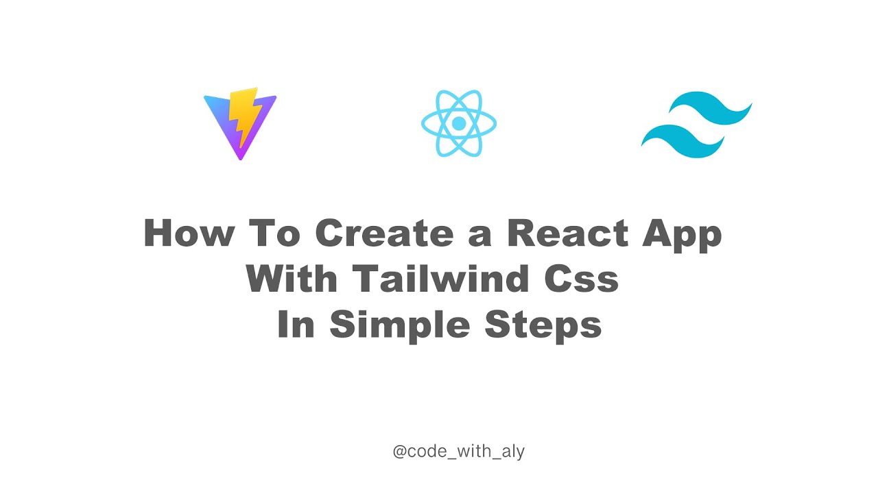 How to install React.js and Tailwind App in simple steps. - YouTube