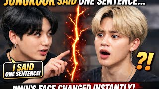 Download Lagu Jungkook Only Said One Sentence - Jimin's Facial Expression Instantly Changed! why? MP3
