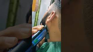 how to set beard side line  #barbershop #challenge #pakistan #beardstyle