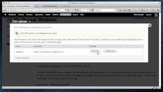 Styling a navigation using CSS Injector