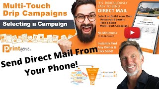 Send Direct Mail while driving for dollars from your phone with PRINTgenie screenshot 2