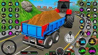 Hill Cargo Tractor Simulator 3D game video – Android Gameplay 🚜🚜🚜 screenshot 4