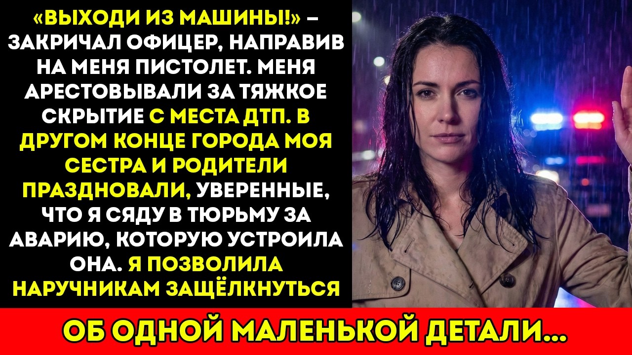 Меня заковали в наручники под дулом пистолета за тяжкое ДТП с побегом — моя сестра использовала