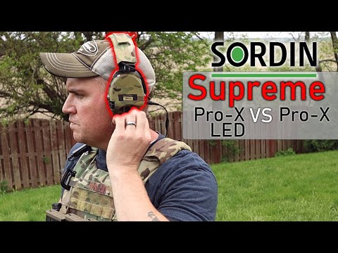 Sordin Supreme Pro-X LED vs Sordin Supreme Pro-X : Battle of the best