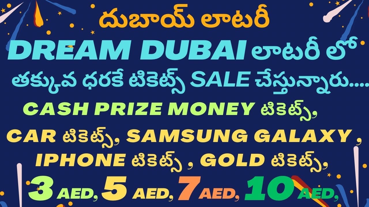 Dream Dubai Draw Full Details | Dream Dubai | Dubai Lottery | Rakesh ...
