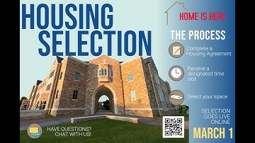 Current Student Housing Selection Agreement Video