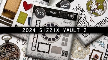 Tim Holtz Sizzix Vault No.2 Collection (2024)