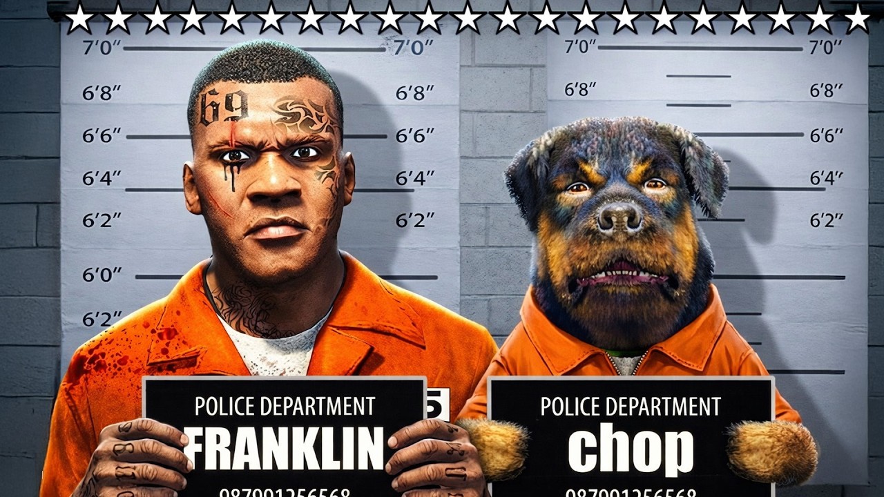 I Made FRANKLIN & CHOP The MOST WANTED Ever In GTA 5