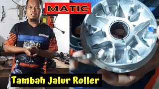 HOW TO SCRAPE TO ADD A ROLLER TRACK ON AN AUTOMATIC ROLLER