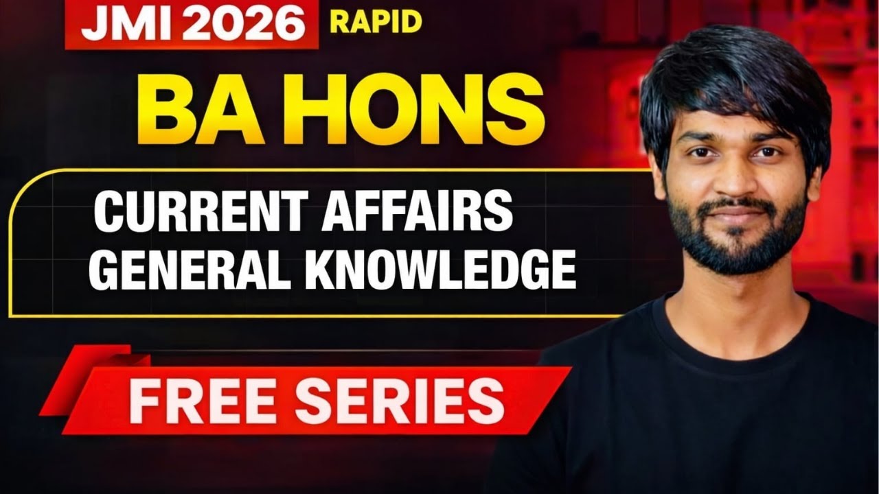 Jamia BA (Hons) Political Science , History, Psychology, Geography, Entrance Exam 2026-27