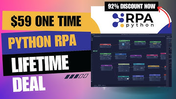 Python RPA Lifetime Deal | No-Code Automation | 92% Discount | $59 Only Lifetime Deal