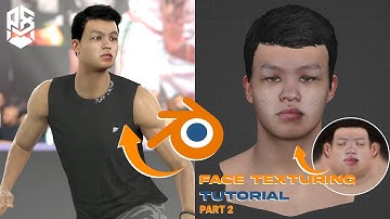 NBA 2K Custom Cyberface Sculpting + Texturing Tutorial Part 2 | PX8