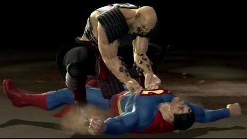 Mortal Kombat Vs DC Universe - All Character Fatalities And Heroic Brutalities On Superman