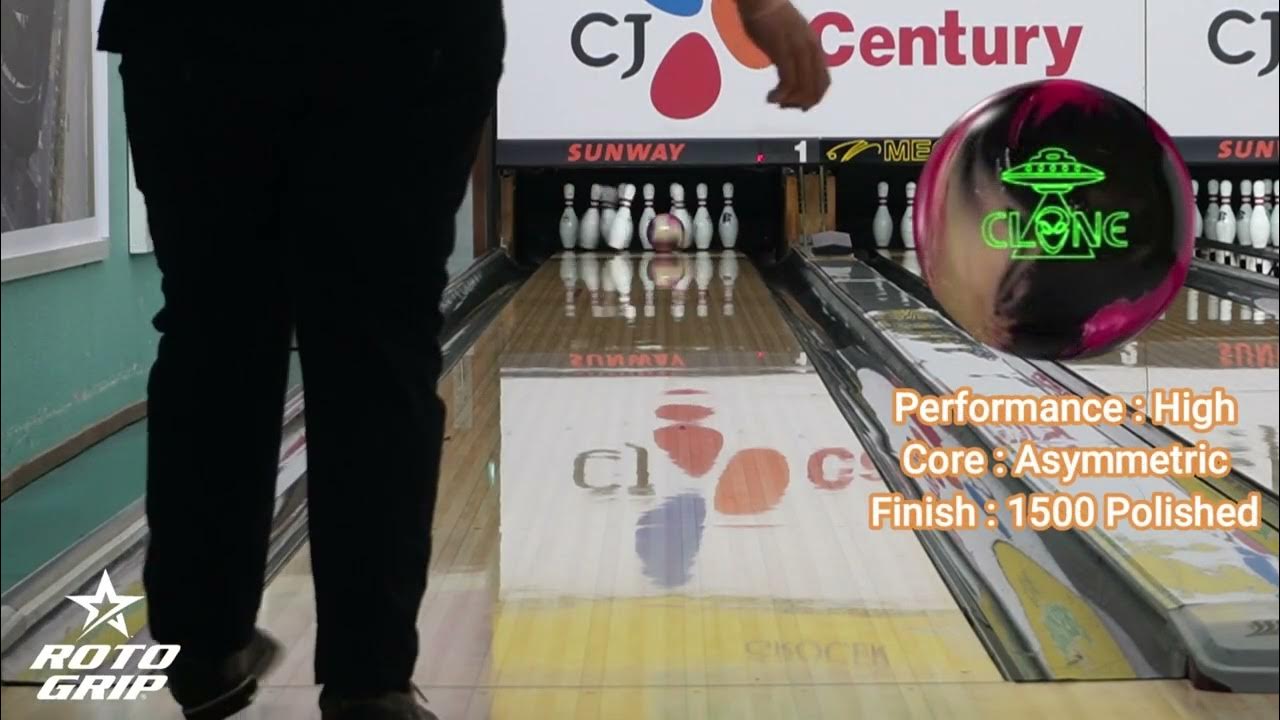 Massive hook with the Roto Grip Clone Attack OEM Bowling Ball! YouTube